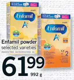 Fortinos ENFAMIL POWDER offer