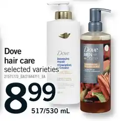 Fortinos DOVE HAIR CARE, 517/530 mL offer