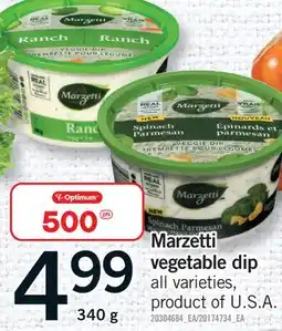 Fortinos MARZETTI VEGETABLE DIP offer