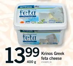Fortinos KRINOS GREEK FETA CHEESE offer