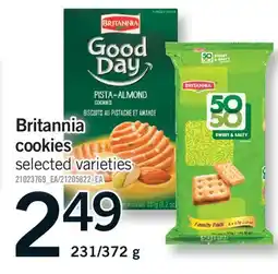 Fortinos BRITANNIA COOKIES, 231/372 G offer