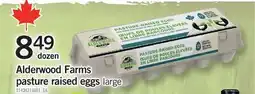 Fortinos ALDERWOOD FARMS PASTURE RAISED EGGS, dozen offer