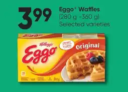 Fortinos EGGO WAFFLES, (280 G - 360 G) offer
