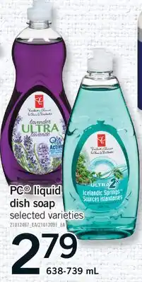 Fortinos PC LIQUID DISH SOAP offer