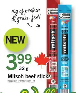 Fortinos MITSOH BEEF STICKS offer