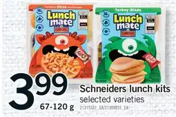 Fortinos SCHNEIDERS LUNCH KITS offer
