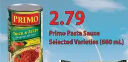 Fortinos PRIMO PASTA SAUCE, (680 ML) offer