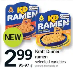 Fortinos KRAFT DINNER RAMEN offer