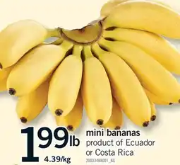 Fortinos MINI BANANAS offer