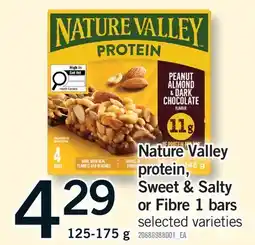 Fortinos NATURE VALLEY PROTEIN, SWEET & SALTY OR FIBRE 1 BARS offer