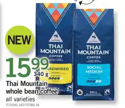 Fortinos THAI MOUNTAIN WHOLE BEAN COFFEE offer