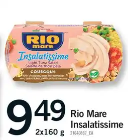 Fortinos RIO MARE INSALATISSIME offer