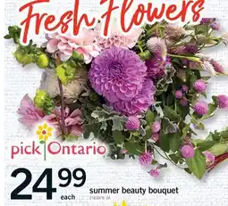 Fortinos SUMMER BEAUTY BOUQUET offer