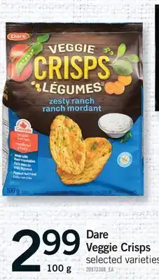 Fortinos DARE VEGGIE CRISPS offer