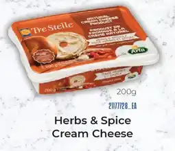 Fortinos TRE STELLE HERBS & SPICE CREAM CHEESE offer