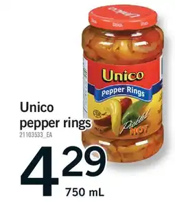 Fortinos UNICO PEPPER RINGS offer