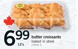 Fortinos BUTTER CROISSANTS, 12'S offer