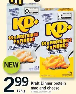 Fortinos KRAFT DINNER PROTEIN MAC AND CHEESE offer