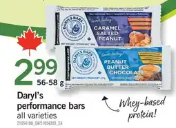 Fortinos DARYL'S PERFORMANCE BARS offer
