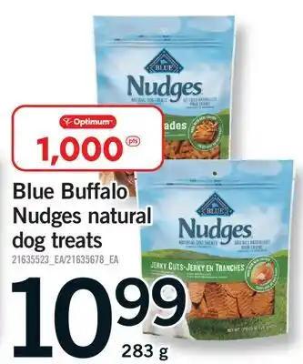 Fortinos BLUE BUFFALO NUDGES NATURAL DOG TREATS offer
