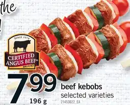 Fortinos BEEF KEBOBS offer