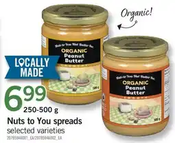 Fortinos NUTS TO YOU SPREADS offer