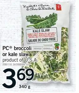Fortinos PC BROCCOLI OR KALE SLAW offer