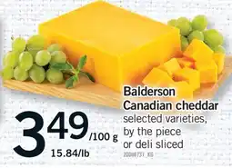 Fortinos BALDERSON CANADIAN CHEDDAR offer