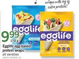 Fortinos EGGLIFE EGG-BASED PROTEIN WRAPS offer