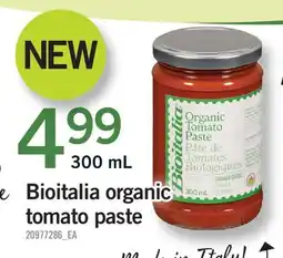 Fortinos BIOITALIA ORGANIC TOMATO PASTE offer