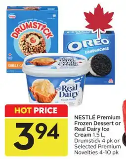 Sobeys Premium Frozen Dessert or Real Dairy Ice Cream offer
