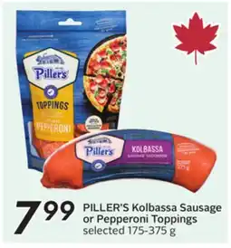 Sobeys Kolbassa Sausage or Pepperoni Toppings offer