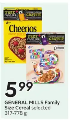Sobeys Family Size Cereal offer