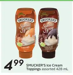 Sobeys SMUCKER'S Ice Cream Toppings offer