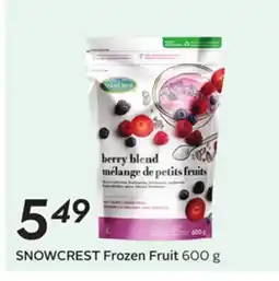 Sobeys SNOWCREST Frozen Fruit offer