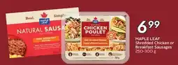 Sobeys Shredded Chicken or Breakfast Sausages offer