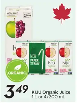 Sobeys ORGANIC JUICE offer
