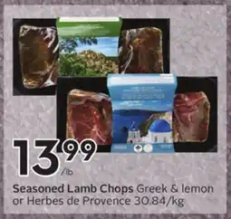 Sobeys Seasoned Lamb Chops offer