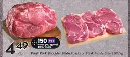 Sobeys Fresh Pork Shoulder Blade Roasts or Steak offer