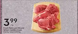 Sobeys Fresh Pork Loin Rib and Sirloin Combo Chops offer