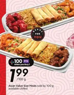 Sobeys Asian Value Size Meals - mid-autumn festival offer