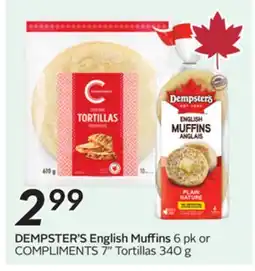 Sobeys English Muffins offer