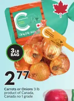 Sobeys Carrots or Onions offer