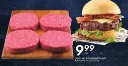Sobeys Fresh Lean Ground Beef Burgers offer