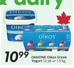 Sobeys Oikos Greek Yogurt offer