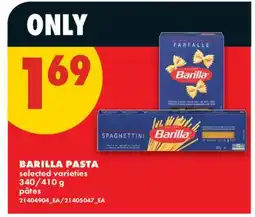 No Frills BARILLA PASTA, 340/410 G offer