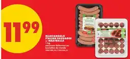 No Frills MARCANGELO ITALIAN SAUSAGES or MEATBALLS offer