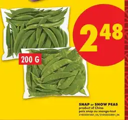 No Frills SNAP or SNOW PEAS offer