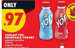 No Frills YOPLAIT YOP DRINKABLE YOGURT offer