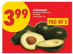 No Frills AVOCADOS, PKG OF 5 offer